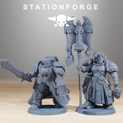 Socratis Knights Warband Wargame Proxy Miniatures StationForge