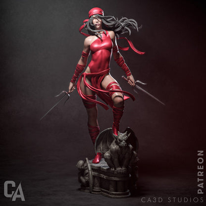 Elektra – CA3D 3D Printed 16K Unpainted Resin Statue 1:4 scale