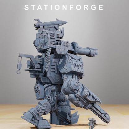 Orkaz Mega Stepper Orc Stomper 28cm Titan Wargame Grimdark Proxy