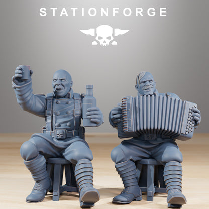 GrimGuard Holiday Feast Station Forge 3D Printed Resin Miniatures