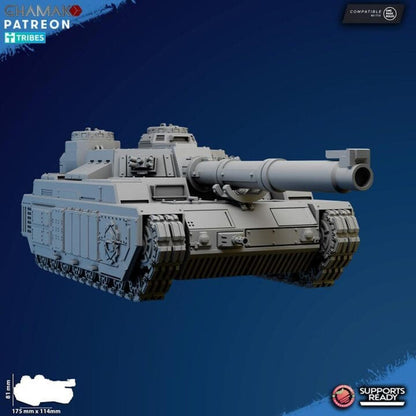 Freedom Guard Sabretooth Tank Ghamak Wargame Grimdark Proxy Vehicle Miniature