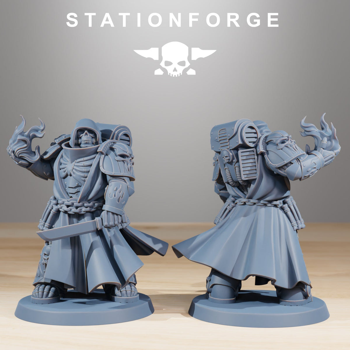 Socratis Doom Reapers StationForge 10x 3D Printed Resin Miniatures 32mm
