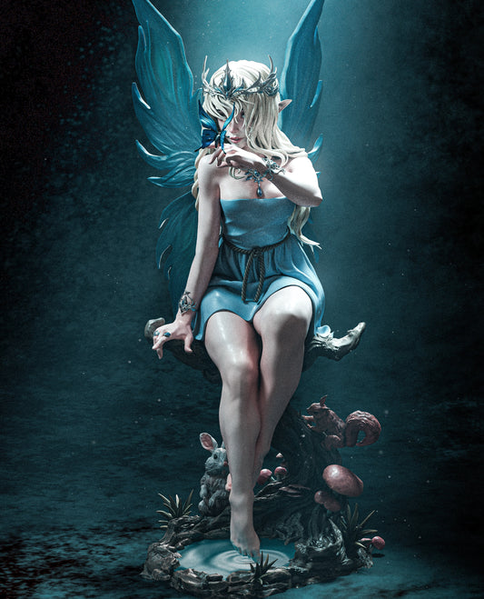 Divine Fairy – CA3D 3D Printed 16K Unpainted Resin Statue 1:6