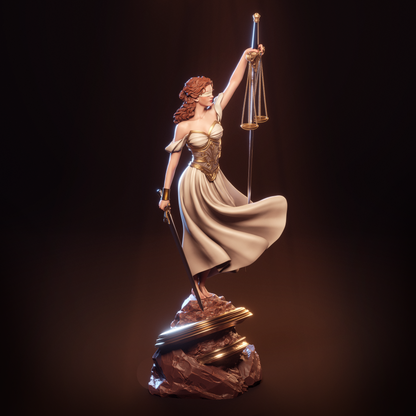Justice (God) CA3D 3D Printed 16K Unpainted Resin Statue 1:6 scale