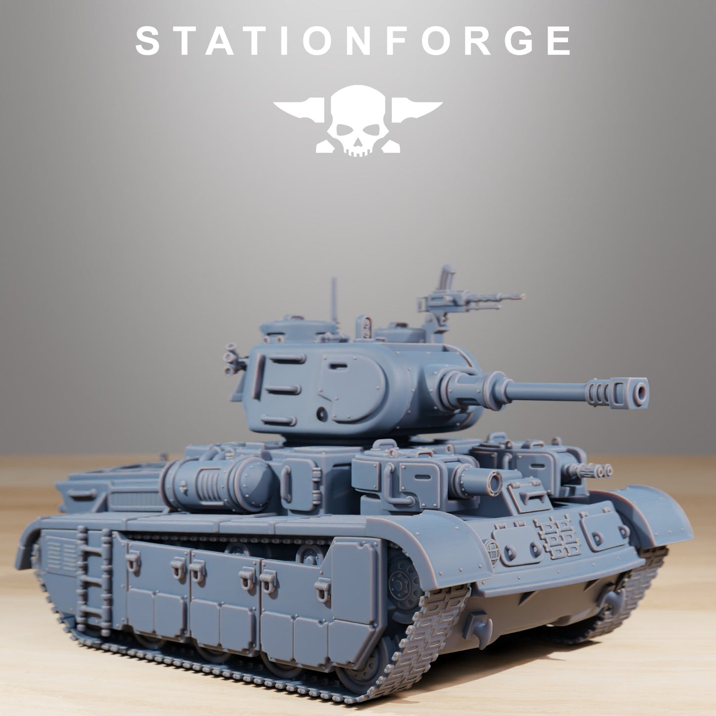 GrimGuard Heavy Battle Tank Wargame Proxy Vehicle StationForge