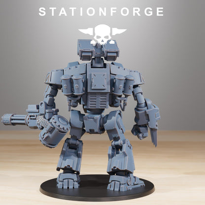 Socratis Dreadnought Class Wargame Resin Miniature Proxy StationForge