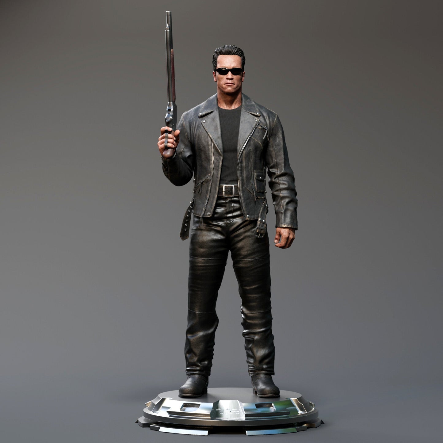 Terminator T-800 Arnold CA3D 3D Printed 16K Unpainted Resin Statue 1:6 scale
