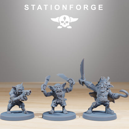 Gobs Pirates StationForge Wargame Proxy Miniatures 32mm