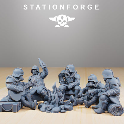 GrimGuard Comrades Wargame Proxy Miniatures StationForge