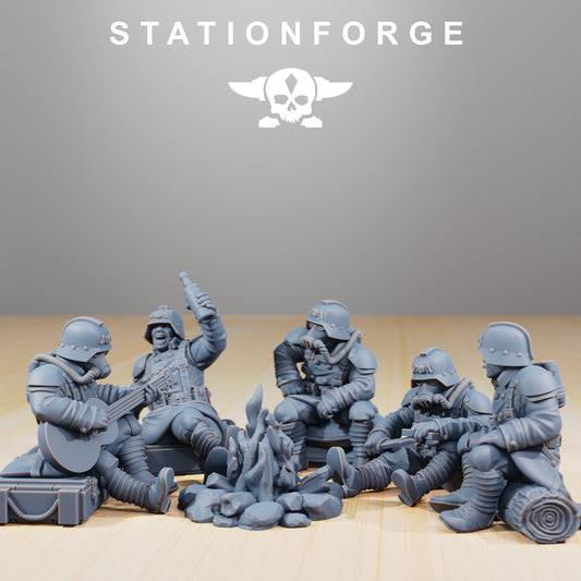 GrimGuard Comrades Wargame Proxy Miniatures StationForge