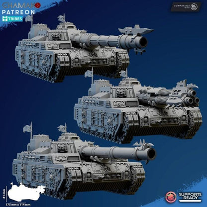 Corrupted Legion Sabretooth Wargame Proxy Tank Ghamak  Resin Miniature