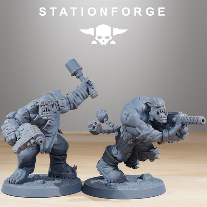 Orkaz Infantry Ork Wargame Proxy Miniatures StationForge