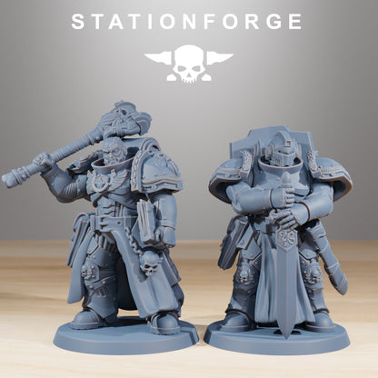 Socratis Knights Warband Wargame Proxy Miniatures StationForge