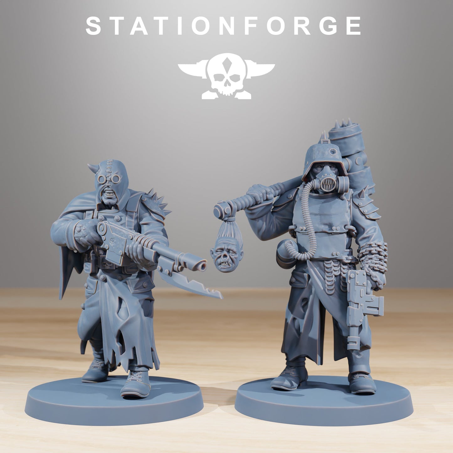 Corrupted Guard - Station Forge 3D Printed Resin Miniatures