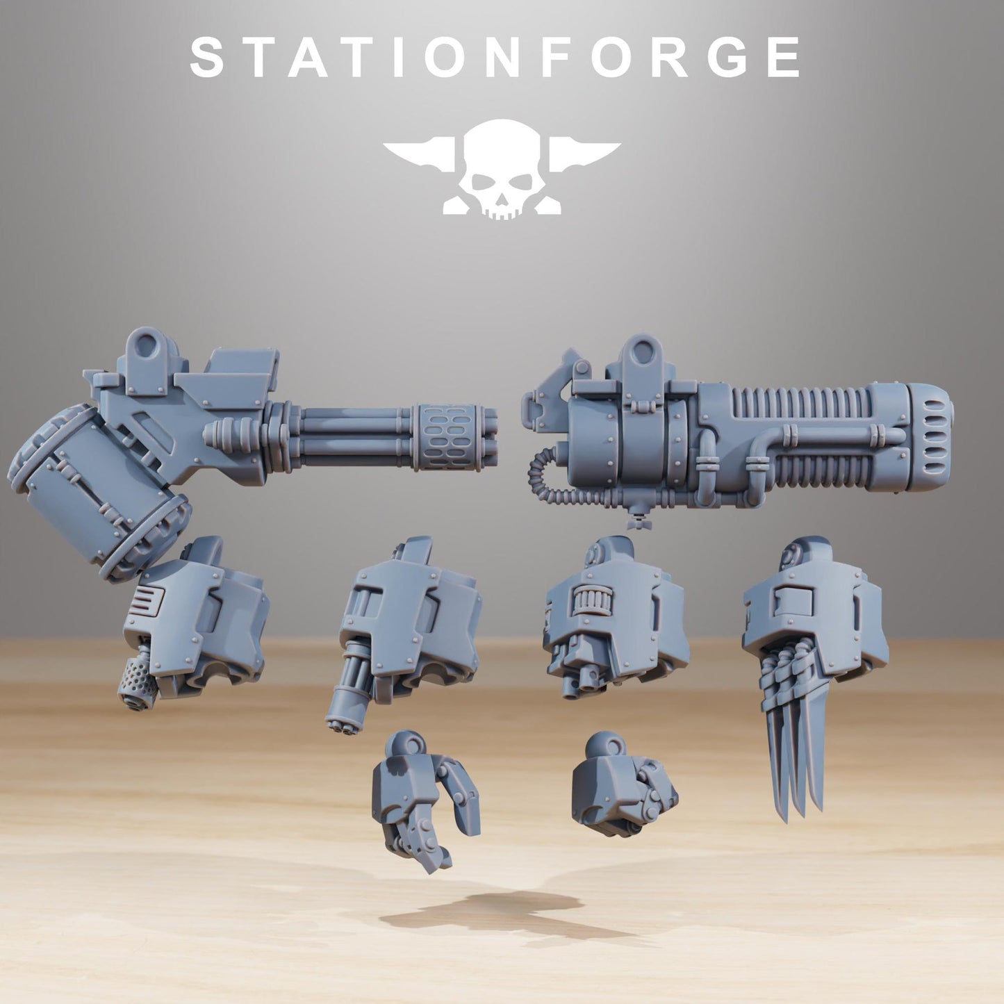 Socratis Dreadnought Class Wargame Resin Miniature Proxy StationForge
