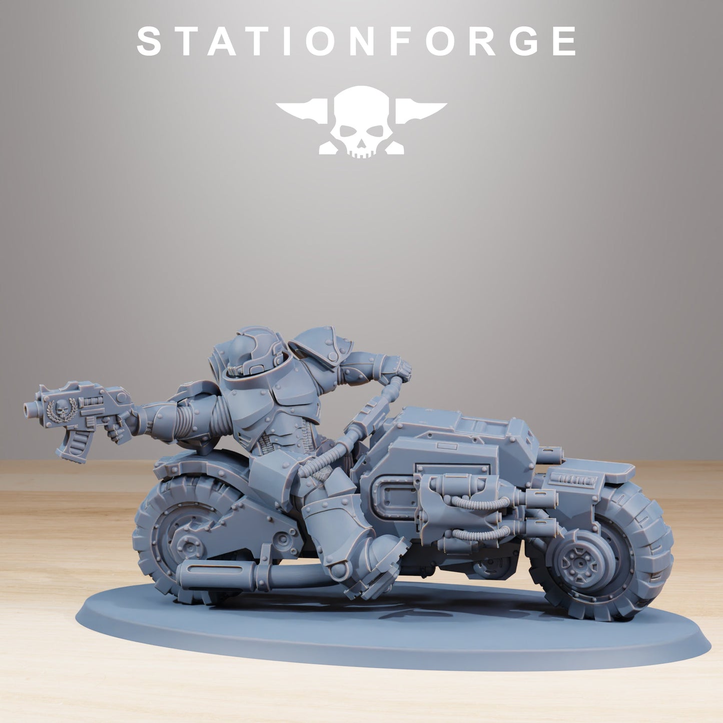 10x Socratis Bikers Wargame Proxy Miniatures StationForge