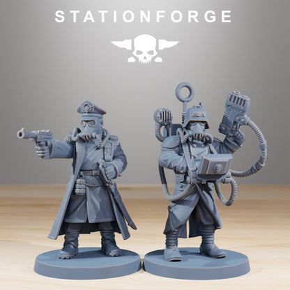 20x GrimGuard Combatants Wargame Proxy Militarum Station Forge 32mm