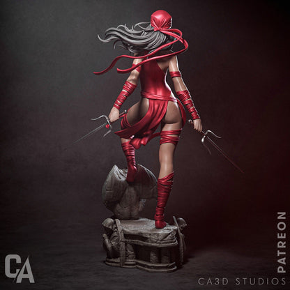 Elektra – CA3D 3D Printed 16K Unpainted Resin Statue 1:4 scale