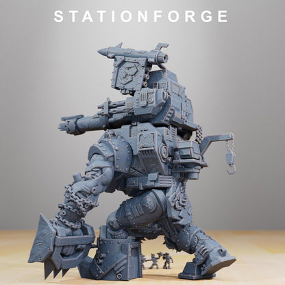 Orkaz Mega Stepper Orc Stomper 28cm Titan Wargame Grimdark Proxy