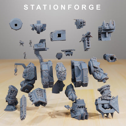 Orkaz Mega Stepper Orc Stomper 28cm Titan Wargame Grimdark Proxy