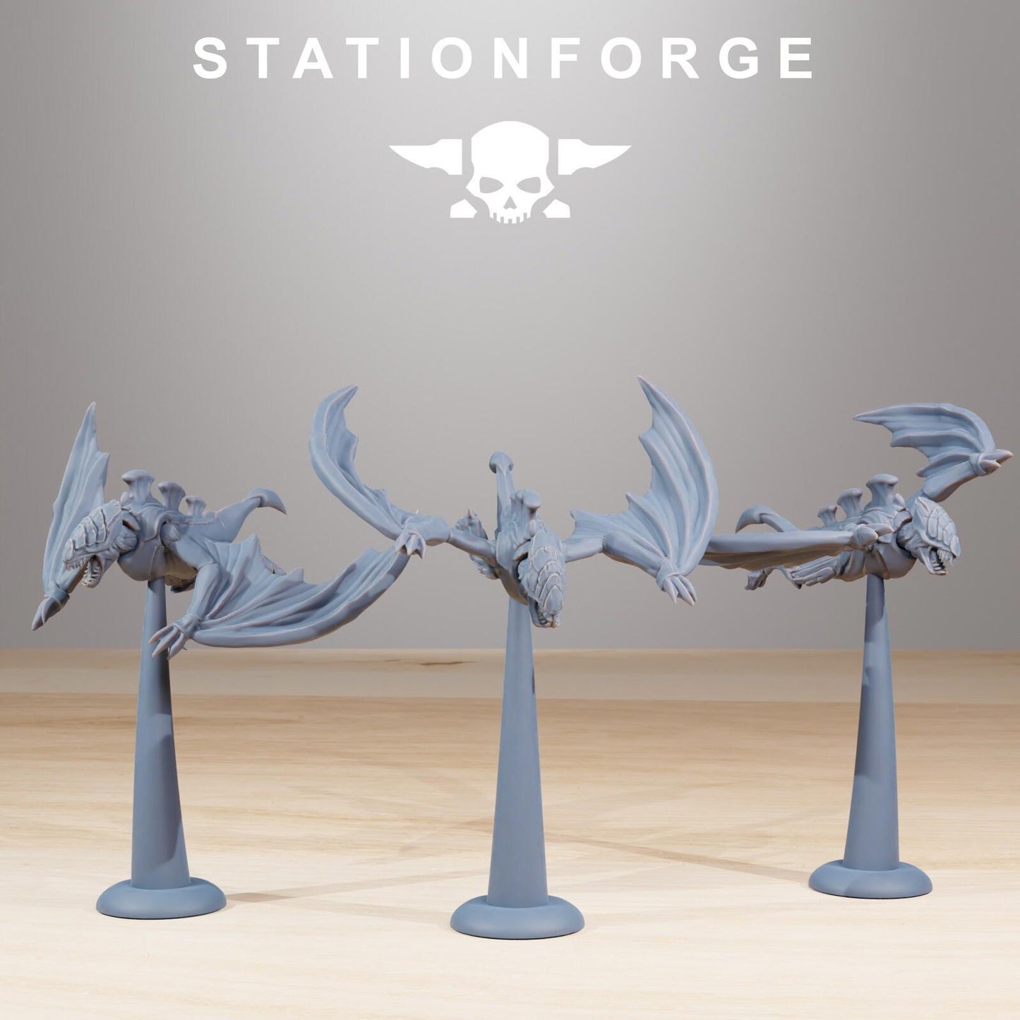 Xenarid Dragon Leviathan Fleet 3D Resin Printed Miniature Hive Bugs Flyer
