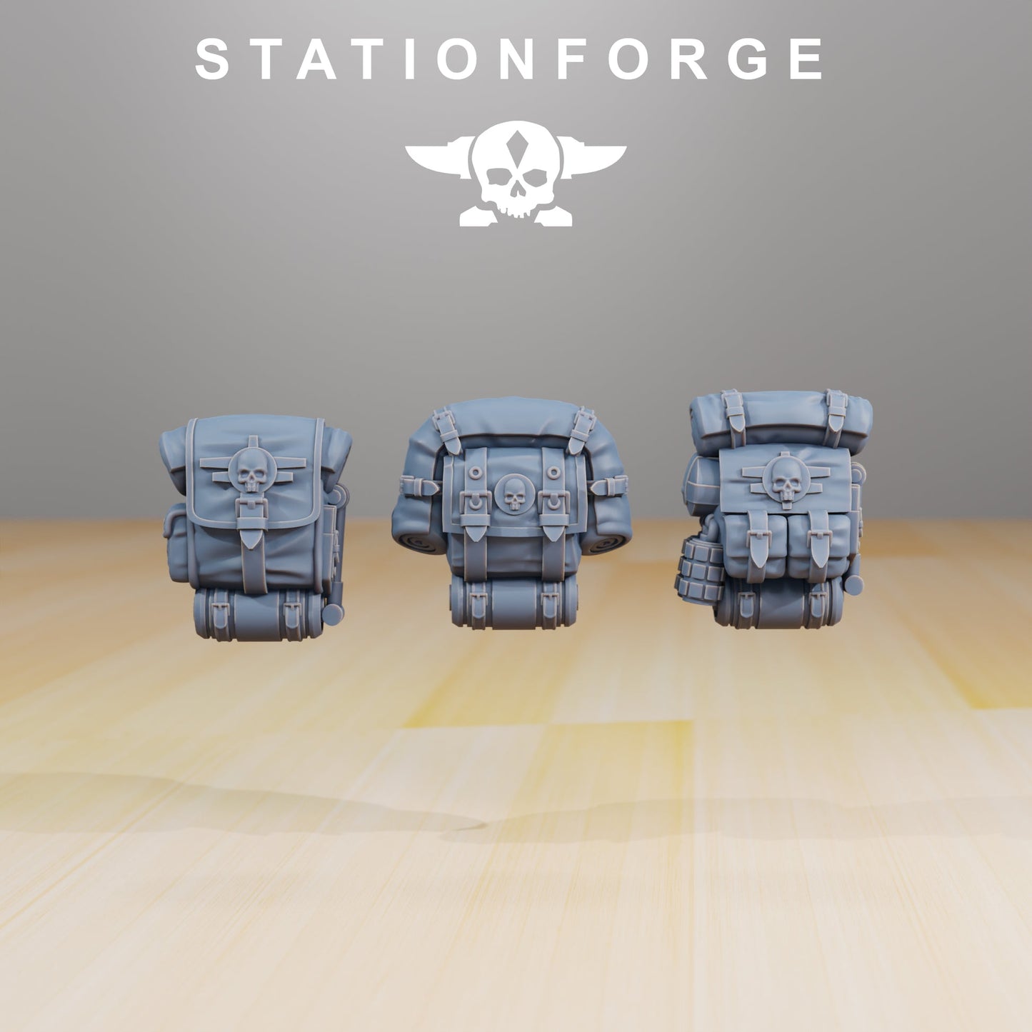 GrimGuard Infantry Builder Station Forge 3D Printed Resin Miniature