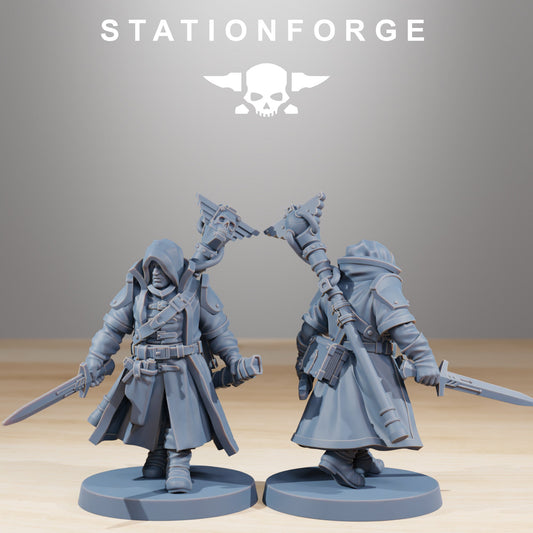 3x National Guard Proxy Scholars StationForge 3D Printed Resin Miniatures