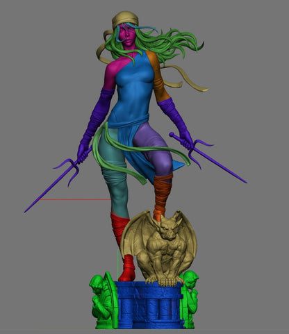 Elektra – CA3D 3D Printed 16K Unpainted Resin Statue 1:4 scale