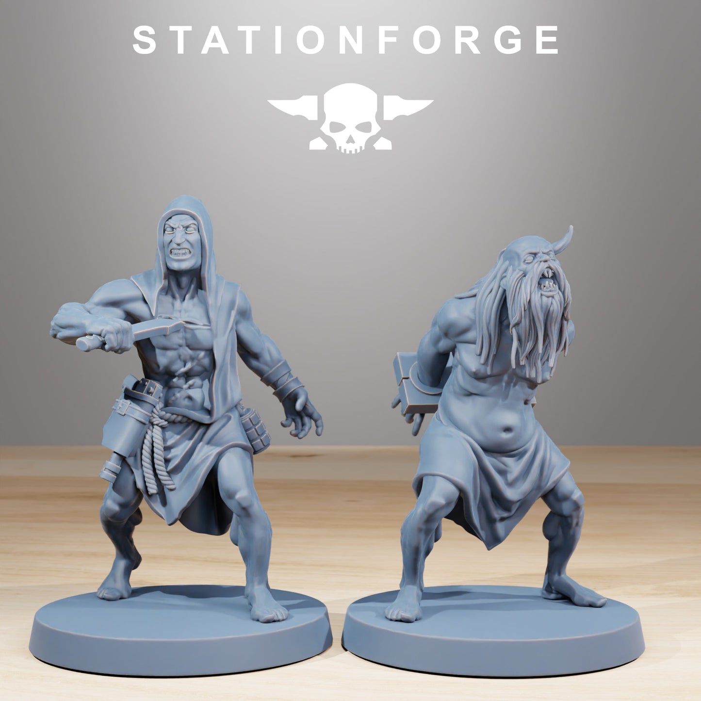 Corrupted Guard Fanatics Cultist Proxy Miniatures StationForge