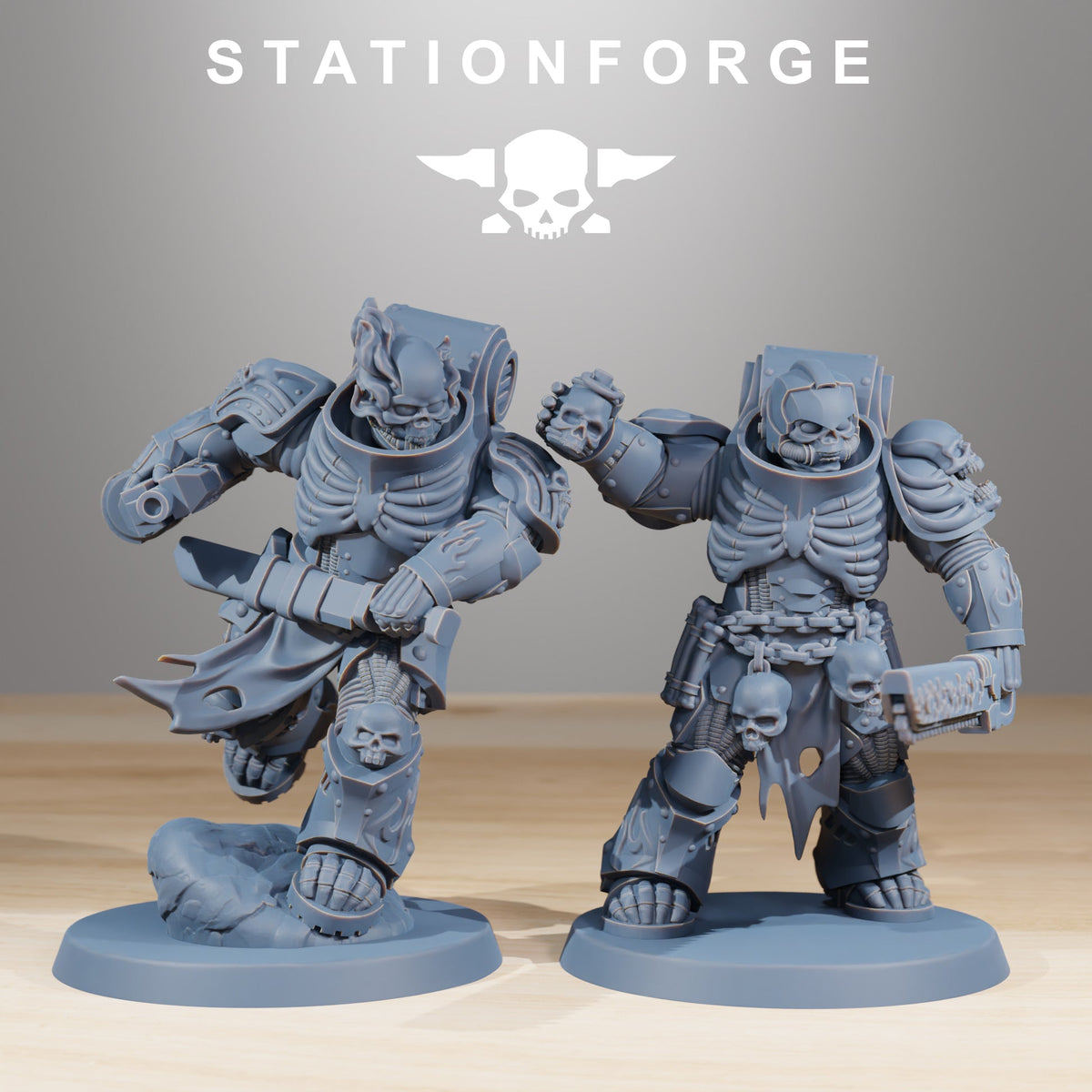 Socratis Doom Reapers StationForge 10x 3D Printed Resin Miniatures 32mm