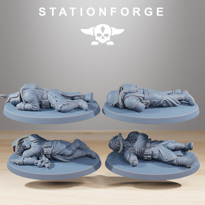 GrimGuard Fallen Troops Wargame Proxy Miniatures StationForge