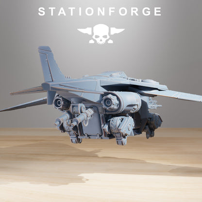 2x Scavenger Cutlass Wargame Proxy Aircraft StationForge