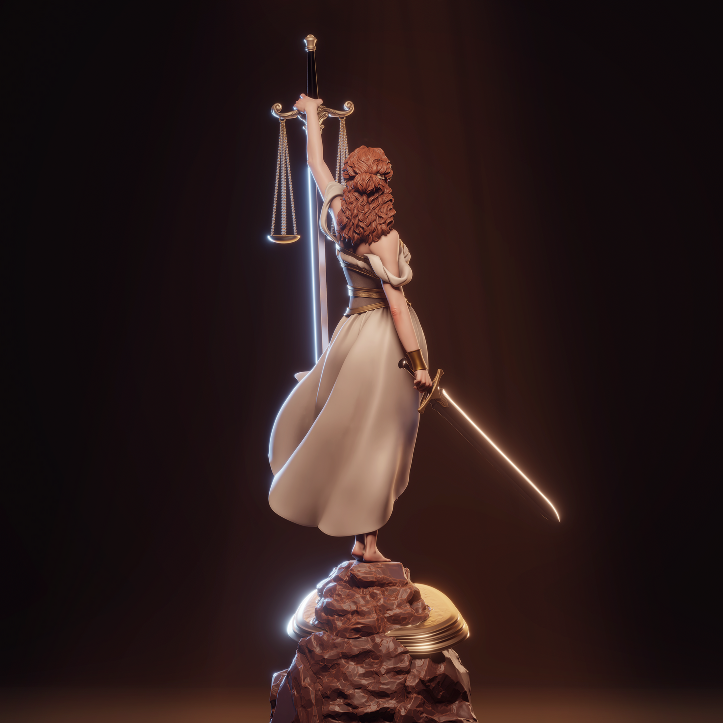 Justice (God) CA3D 3D Printed 16K Unpainted Resin Statue 1:6 scale