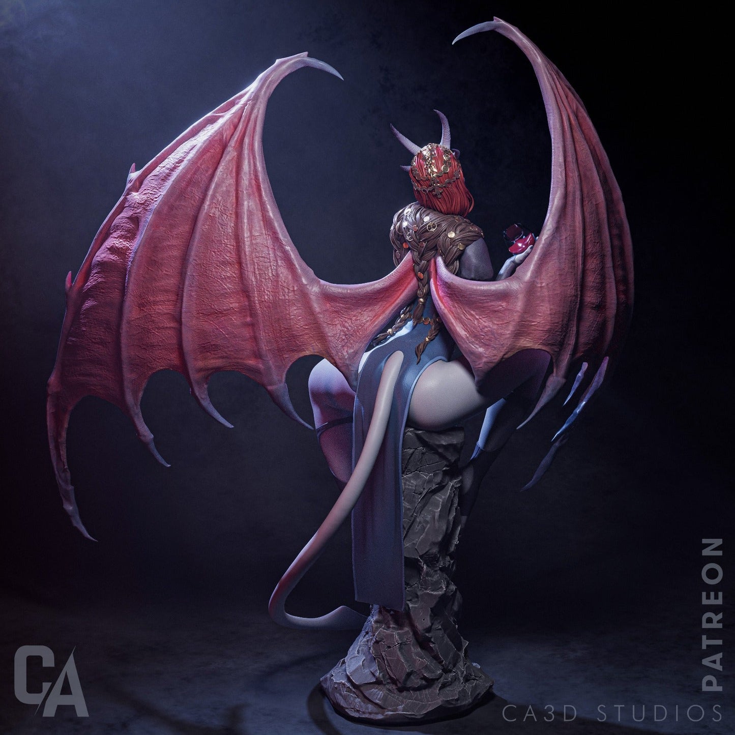 Mizora CA3D 3D Printed 16K Unpainted Resin Statue 1:6 scale