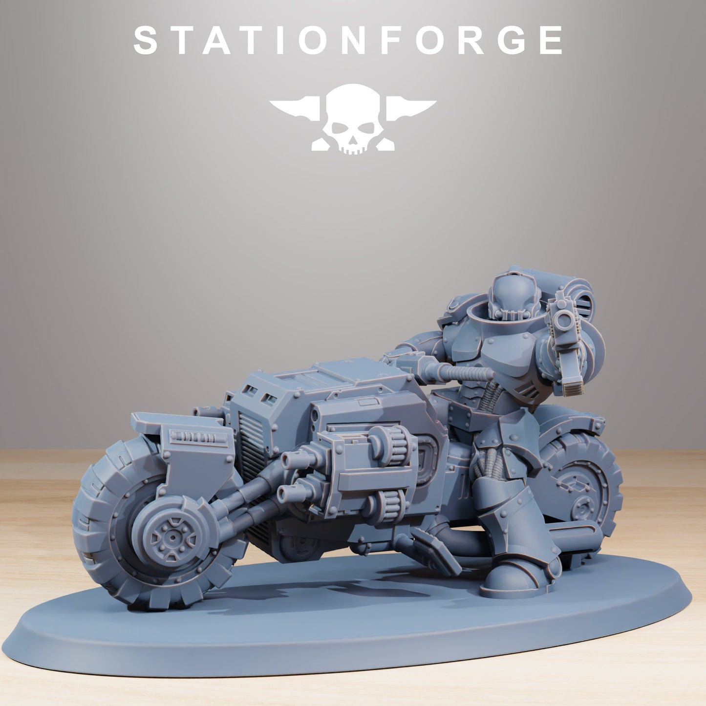 10x Socratis Bikers Wargame Proxy Miniatures StationForge
