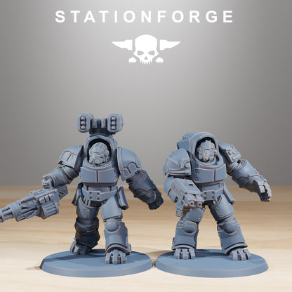 Socratis Vanguard Heavy Warband Wargame Proxy Miniatures StationForge