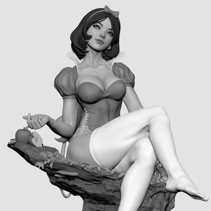 Snow White – CA3D 3D Printed 16K Unpainted Resin Statue 1:4 393mm