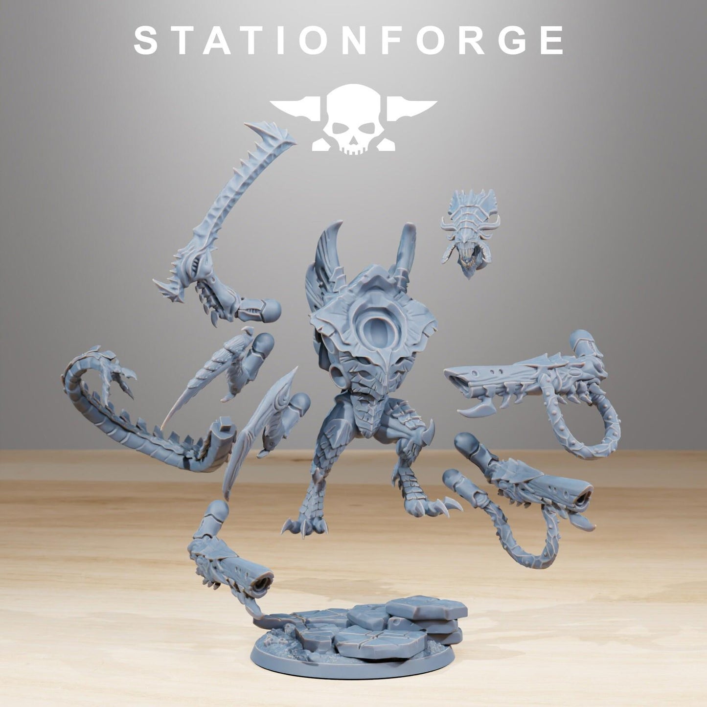 Xenarid Nyxar x1 Tyrant Beast Lord Of The Swarm Wargame Grimdark Proxy
