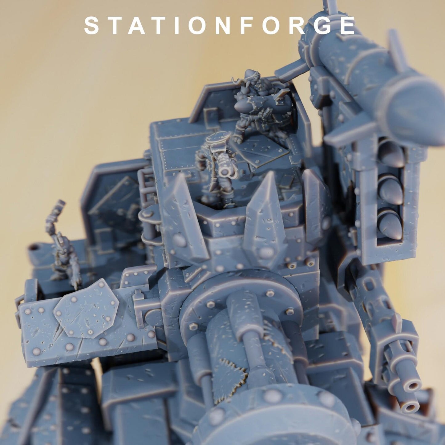Orkaz Mega Stepper Orc Stomper 28cm Titan Wargame Grimdark Proxy