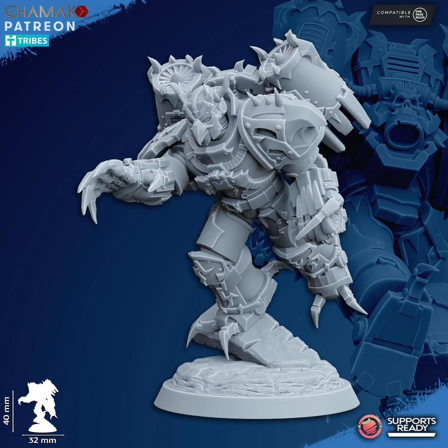 Warped Claws Jump Pack Marines x10 Wargame Grimdark Proxy