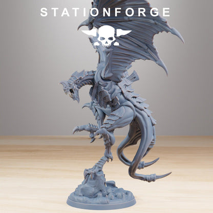 Xenarid Flyer Leader Tyrant Beast Leviathan Fleet Wargame Grimdark Proxy