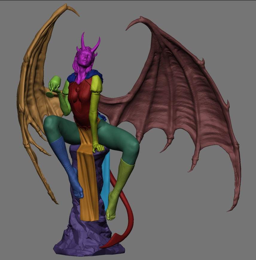 Mizora CA3D 3D Printed 16K Unpainted Resin Statue 1:6 scale