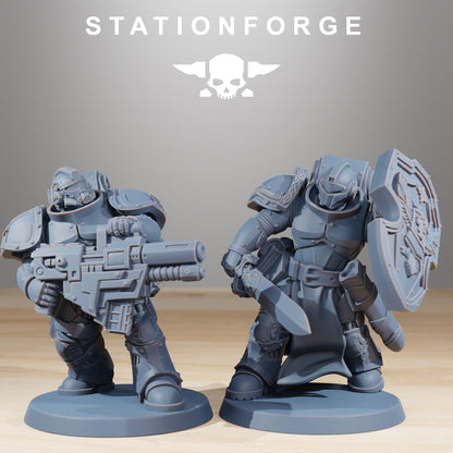 Socratis Knights Warband Wargame Proxy Miniatures StationForge