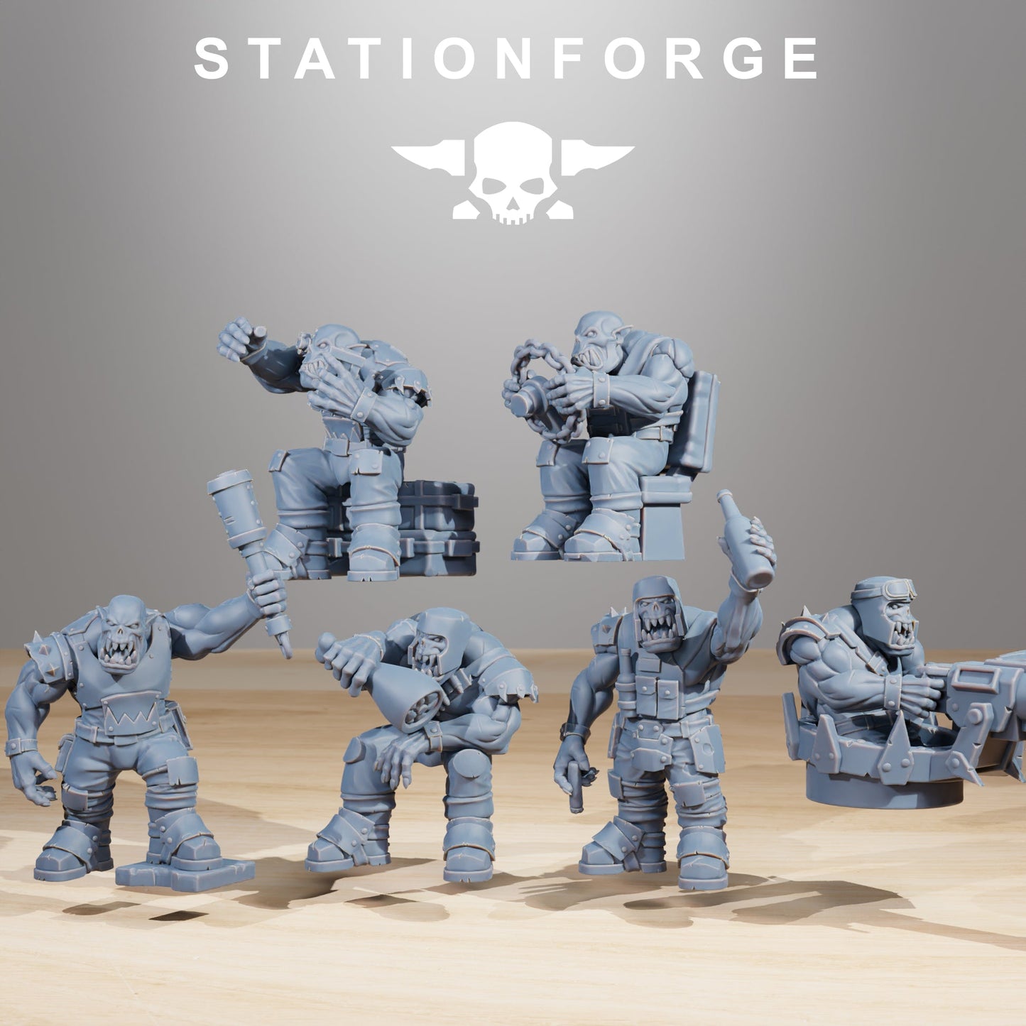 Orkaz Party Wagon Wargame Proxy Vehicle StationForge