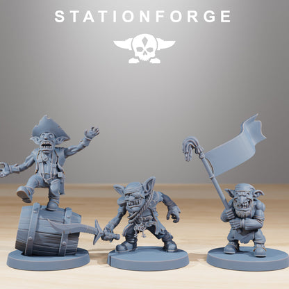 Gobs Pirates StationForge Wargame Proxy Miniatures 32mm