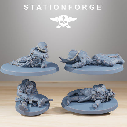 GrimGuard Fallen Troops Wargame Proxy Miniatures StationForge