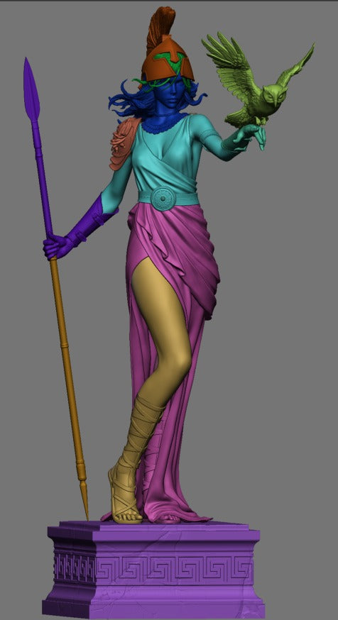 Athena – CA3D 3D Printed 16K Unpainted Resin Model Kit 1:4 572mm