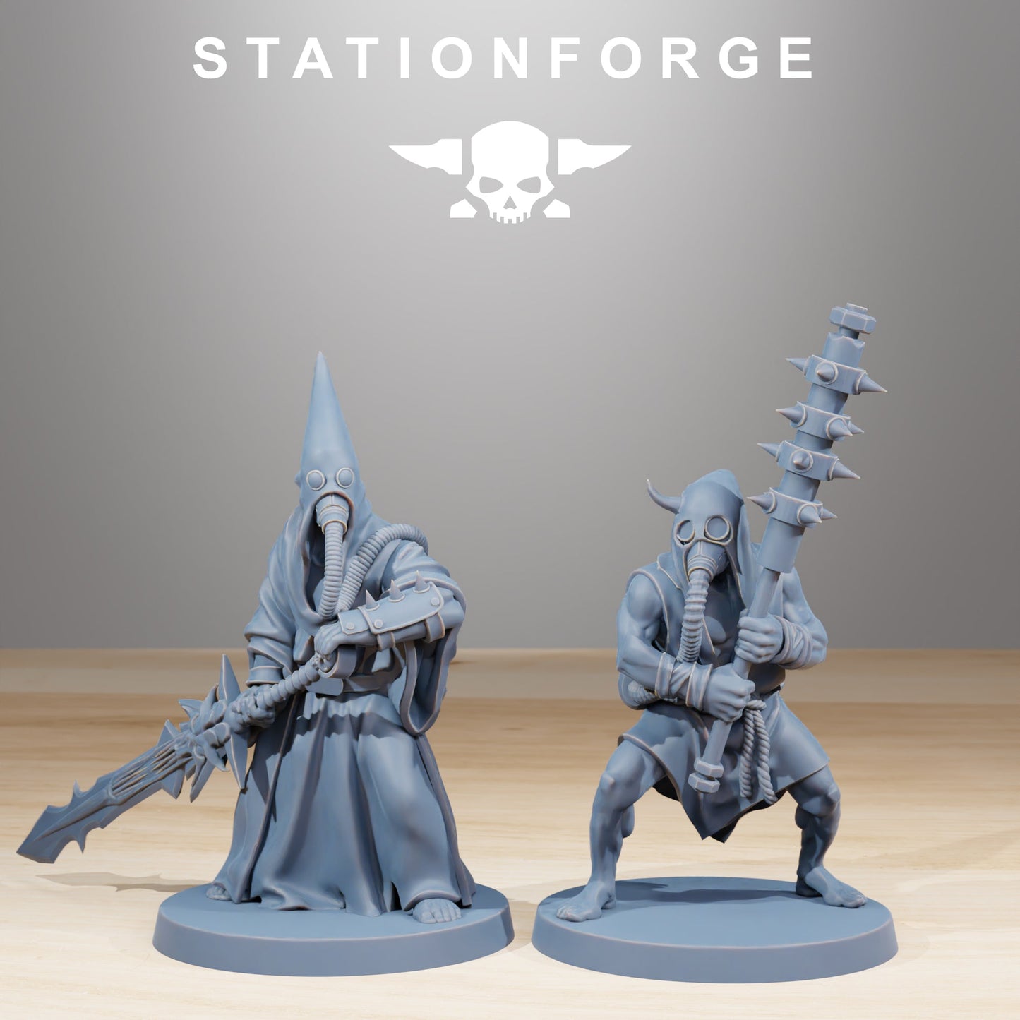 Corrupted Guard Fanatics Cultist Proxy Miniatures StationForge