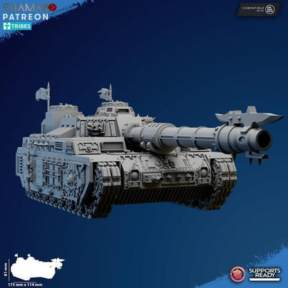 Corrupted Legion Sabretooth Wargame Proxy Tank Ghamak  Resin Miniature