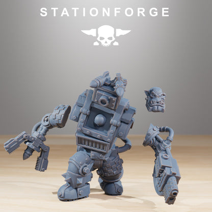 Orkaz Steelbrutes Ork Proxy StationForge 3D Printed Resin Miniatures